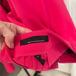 White House Black Market Vibrant Pink capri pants